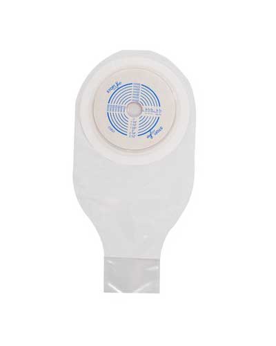 Convatec ActiveLife 1-Piece Drainable Opaque Pouch with Flat Stomahesive Skin Barrier, 38MM (1½"), 25.4CM (10") - (20/BOX)