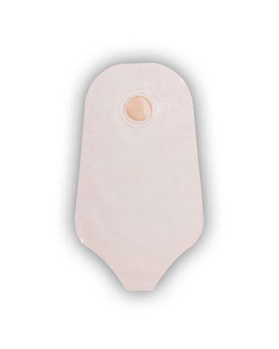 Convatec Natura 2-Piece Urostomy Pouch with Accuseal Tap - Transparent 1 Sided Comfort Panel - 10 per box, RED - 57MM (2¼") ,