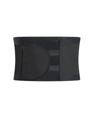 Ceinture Corsinel avec panneau Compression maximale de soutien pour stomie et hernie - 8 pouces - 2xlarge - Noir
