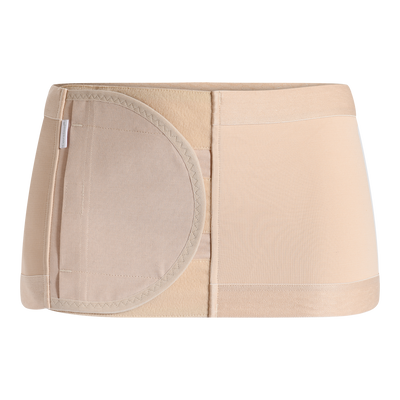 Corsinel Hernia Maximum Support Compression Belt -8inch - Large - Tan