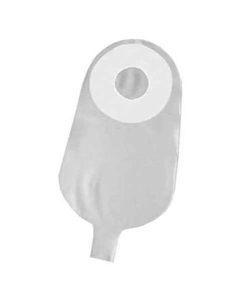 Marlen All Flexible Plastic Urostomy Pouch - 5 per package, CLEAR, REGULAR 9" (21CM) 450ML