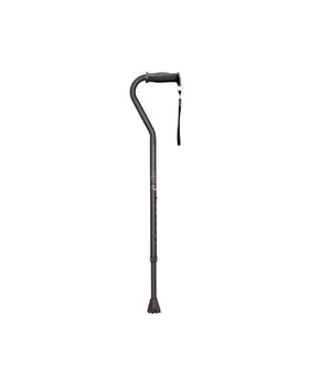 Airgo Comfort Plus Aluminum Cane Offset Handle Black - 1 each