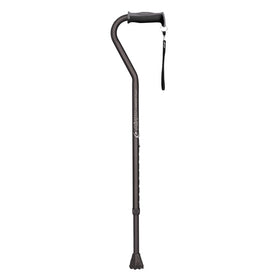 Airgo Comfort Plus Aluminum Cane Offset Handle Charcoal - 1 each