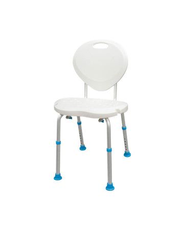 Siège de bain ergonomique réglable AquaSense sans dossier - 1 unité