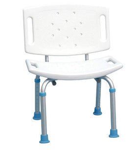 Aquasense Rectangle Bath Bench with Back - 1 each