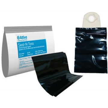 Sacs d'élimination de stomie Attiva Seal-N-Toss - 50 par paquet