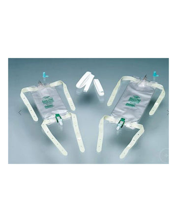 Poche de jambe Bard Dispoz-a-bag avec valve Flip Flo et sangles 570 ml - 1 unité