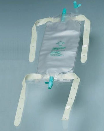 Poche à jambe Bard Dispoz-a-bag avec bouchon et sangles 570 ml (19 oz) – 1 unité