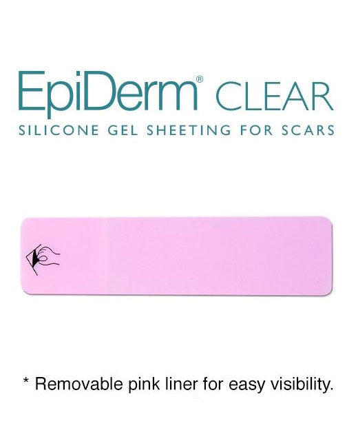 Biodermis Epi-Derm Silicone Gel C-Strip 1.25"x5.75" - Clear Gel (1 Strip per Package)