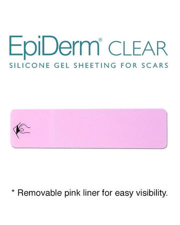 Bande de gel de silicone Biodermis Epi-Derm C 3,18 cm x 14,6 cm - Gel transparent (1 bande par paquet)