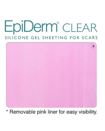 Biodermis Epi-Derm Feuille de gel de silicone grand format 39,4 x 27,9 cm - Gel transparent (1 feuille par emballage)