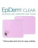 Biodermis Epi-Derm Silicone Gel Patch 2"x2.5" - Clear Gel (5 Pair per Package)-1