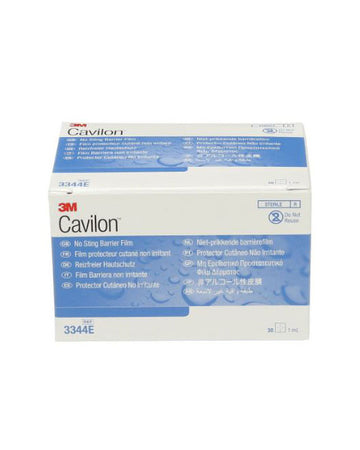 Lingettes film barrière 3M Cavilon sans picotement - 30 par boîte - 0