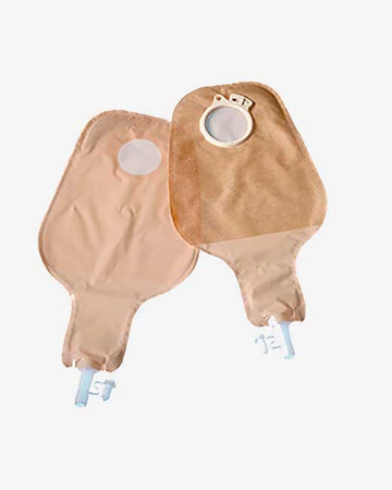 Coloplast Assura Pochette vidable à haut rendement en 2 pièces Maxi Opaque 60MM (2 3/8") Bleu - 10 par boîte