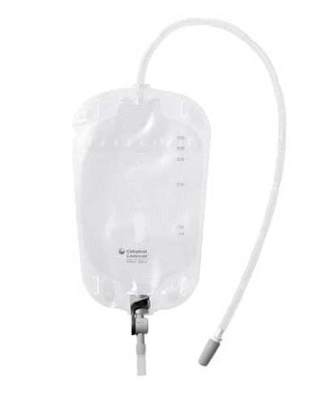 Sac de jambe Coloplast Conveen Security+, sortie de robinet à levier, stérile 500 ml (17oz) - 1 de chaque