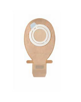 Coloplast Sensura Flex Drainable Pouch - 20 per box, 90MM (3 1/2") / GREY, TRANSPARENT - MAXI 30CM (12")