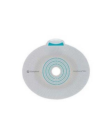 Coloplast SenSura Mio Flex Support adhésif non convexe - 10 par boîte, NON CONVEXE, 35MM (1 3/8") - 50MM (2")