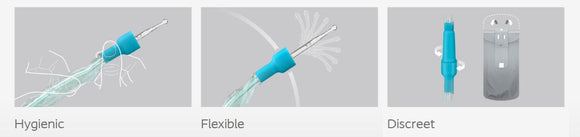 Coloplast SpeediCath Flex Urethral Hydrophilic Intermittent Catheter 10FR 17" (44cm) - 30 per Box