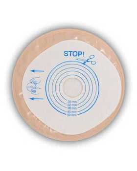 Convatec ActiveLife 1-Piece Stoma Cap with Stomahesive Skin Barrier and Filter - 30 per box, 19MM - 50MM (3/4" - 2"), OPAQUE