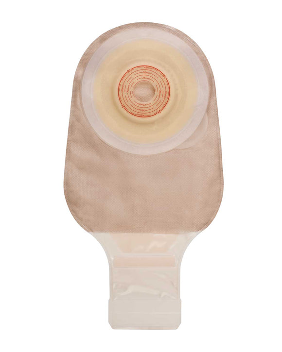 Convatec Esteem Plus 1-Piece Drainable Pouch with SafeSeal Closure and Filter Soft Convex Barrier - 10 per box, 10 - 28MM (3⁄8" - 1 1⁄8"), V3 SMALL - OPAQUE (2 SIDED COMFORT PANEL)