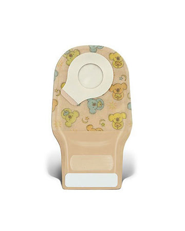 Poche vidable auto-adhésive Little Ones de Convatec avec Invisiclose et filtre – 10 par boîte, ROSE, TRANSPARENT – 20,3 CM (8 po)
