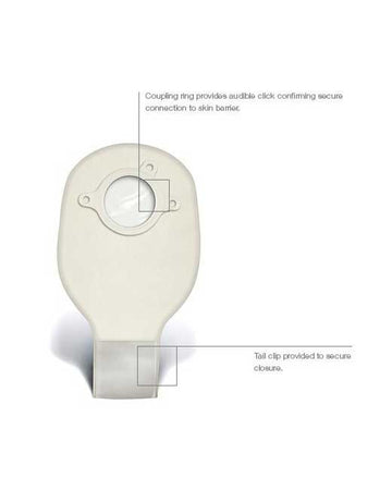 Convatec Little Ones Poches Drainables Standards - 10 par boîte, MARRON, TRANSPARENT (PANNEAU CONFORT 1 CÔTÉ) - 15,2CM (6") - 0