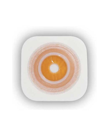 Plaque de protection cutanée flexible Convatec Little Ones Stomahesive – 5 par boîte, 12,7 mm – 19,05 mm (1/2" – 3/4"), MARRON – AVEC ADHÉSIF