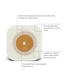 Convatec Little Ones Adhesive Coupling Flexible Stomahesive Skin Barrier - 5 per box, 4.8 - 31MM (1⁄5" - 1 ¼"), PINK - WITH TAPE-4