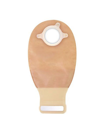 Poche vidable en 2 pièces Natura Plus de Convatec avec Invisiclose – Opaque – 10 par boîte, ROUGE – 57 mm (2¼"), avec filtre sans fenêtre