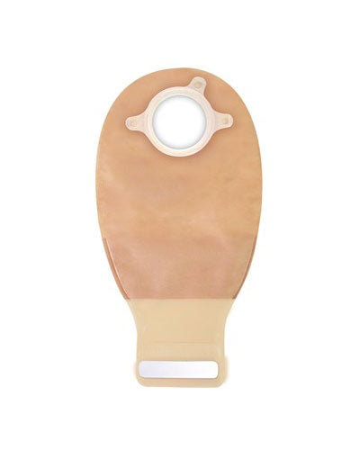 Convatec Natura Plus 2-Piece Drainable Pouch with Invisiclose - Opaque - 10 per box, GREEN - 45MM (1¾") , NO FILTER