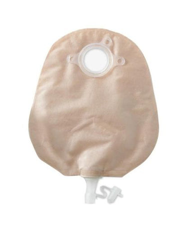 Poche d'urostomie en 2 pièces Convatec Natura Plus avec robinet souple - Transparente - 10 par boîte, VERT - 45 MM (1¾")