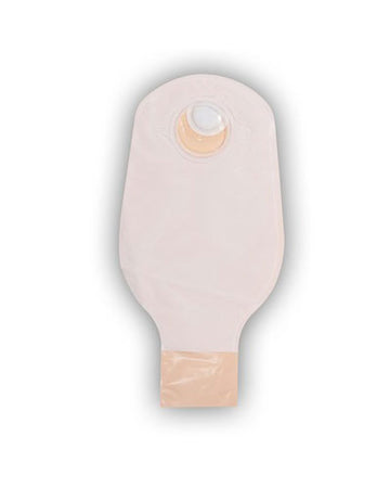 Poche vidable en 2 pièces Convatec Natura avec fermeture par pince, sans filtre, panneau confort transparent 1 face - 10 par boîte, VERTE - 45 MM (1¾"), 30,5 CM (12") - 0