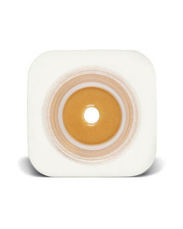 Convatec Natura 2 pièces barrière cutanée souple plate Stomahesive - Beige - 10 par boîte, 25MM (1"), VERT - 45MM (1¾")