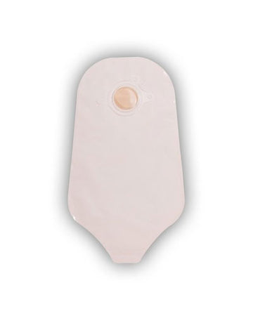 Poche d'urostomie 2 pièces Convatec Natura avec robinet Accuseal - Panneau confort transparent 1 côté - 10 par boîte, BLEU - 70 MM (2¾"), - 0