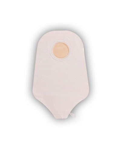 Convatec Natura 2-Piece Urostomy Pouch with Accuseal Tap - Transparent 1 Sided Comfort Panel - 10 per box, BROWN - 32MM (1¼"),