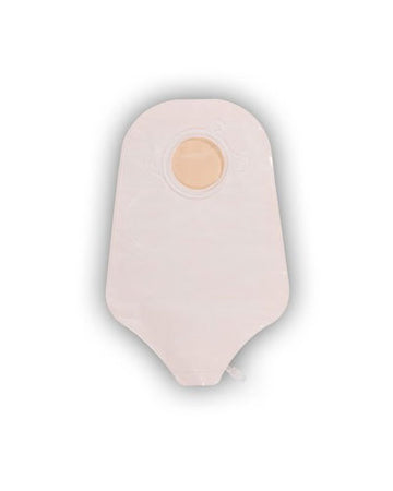 Poche d'urostomie en 2 pièces Convatec Natura avec robinet Accuseal - Panneau confort opaque 1 face - 10 par boîte, VERT - 45 MM (1¾"), 25,4 CM (10") - 35 MM (1 3⁄8")
