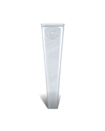 Convatec Visi Flow Pochette d'irrigation en 2 pièces – Transparente – Bleu/70 mm 2 3/4" – 5 par boîte