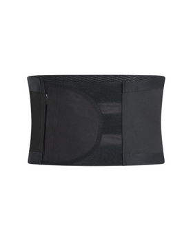 Corsinel Belt with Panel Maximum Stoma and Hernia Support Compression -8inch - Large - Black