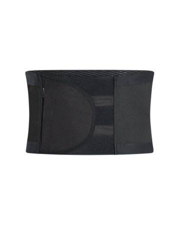 Ceinture Corsinel avec panneau Compression maximale de soutien pour stomie et hernie - 8 pouces - Grand - Noir