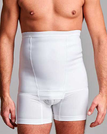 CUI Ceinture gaine de soutien taille haute avec jambes pour hernie inguinale homme - 1 unité, MOYEN, NOIR