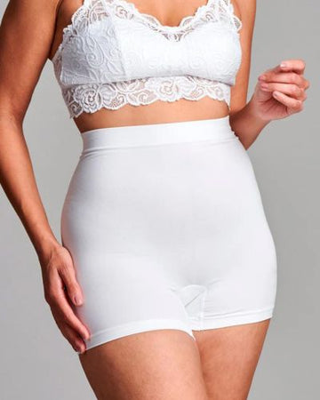 CUI Boxer de maintien sans couture unisexe pour stomie – 1 unité, GRANDE/TRÈS GRANDE, BLANC