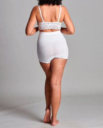 CUI Boxer de maintien sans couture unisexe pour stomie – 1 unité, GRANDE/TRÈS GRANDE, BLANC - 0