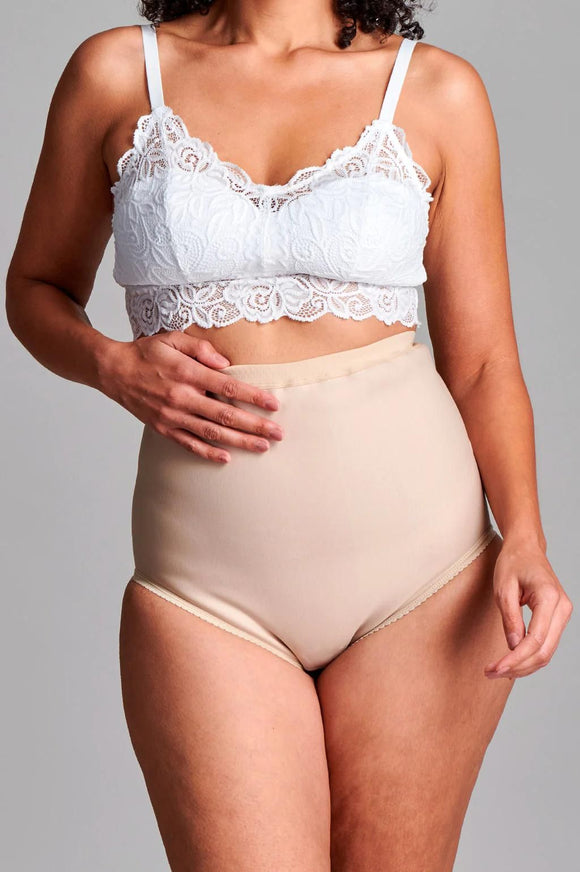 CUI Womens Hernia High Waist Support Girdle Brief - 1 each, MEDIUM, BEIGE - HIGH