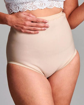 CUI Womens Hernia High Waist Support Girdle Brief - 1 each, XSMALL, BEIGE - HIGH - 0