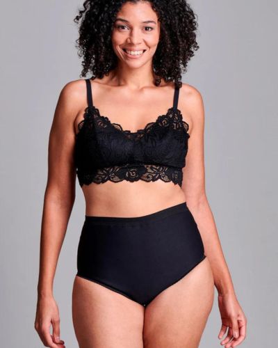 CUI Womens Hernia Low Waist Support Girdle Brief - 1 each, LARGE, BLACK - LOW