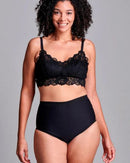 CUI Womens Hernia Low Waist Support Girdle Brief - 1 each, XLARGE, BLACK - LOW-1