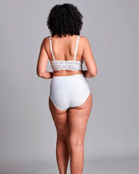 CUI Womens Hernia Low Waist Support Girdle Brief - 1 each, SMALL, WHITE - LOW - 0