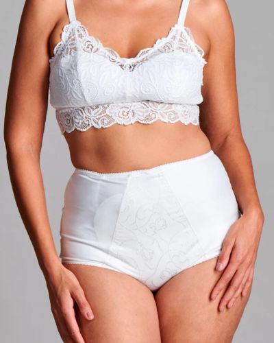 CUI Womens Ostomy Fulciolite Support Brief - 1 each, 10, WHITE - LEFT