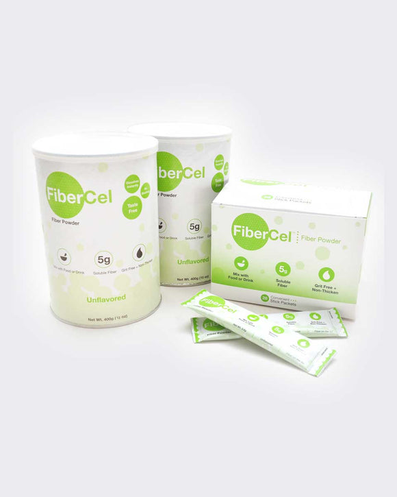 FiberCel Fiber Powder 12oz Canister - 6 per Case