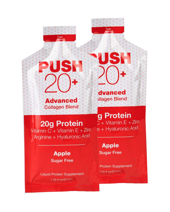 PUSH 20+ Advanced Collagen Blend Apple 1.25oz Packets - 60 per Box